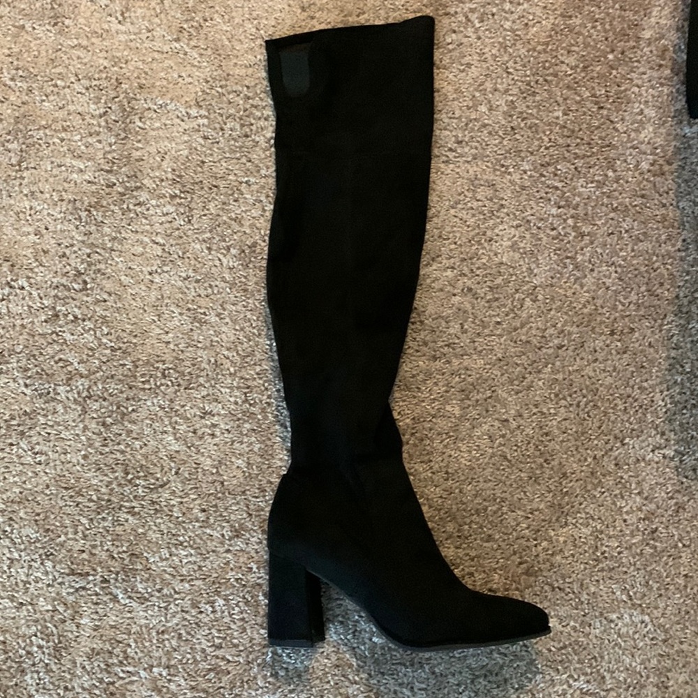 Marc Fisher Black OTK boots